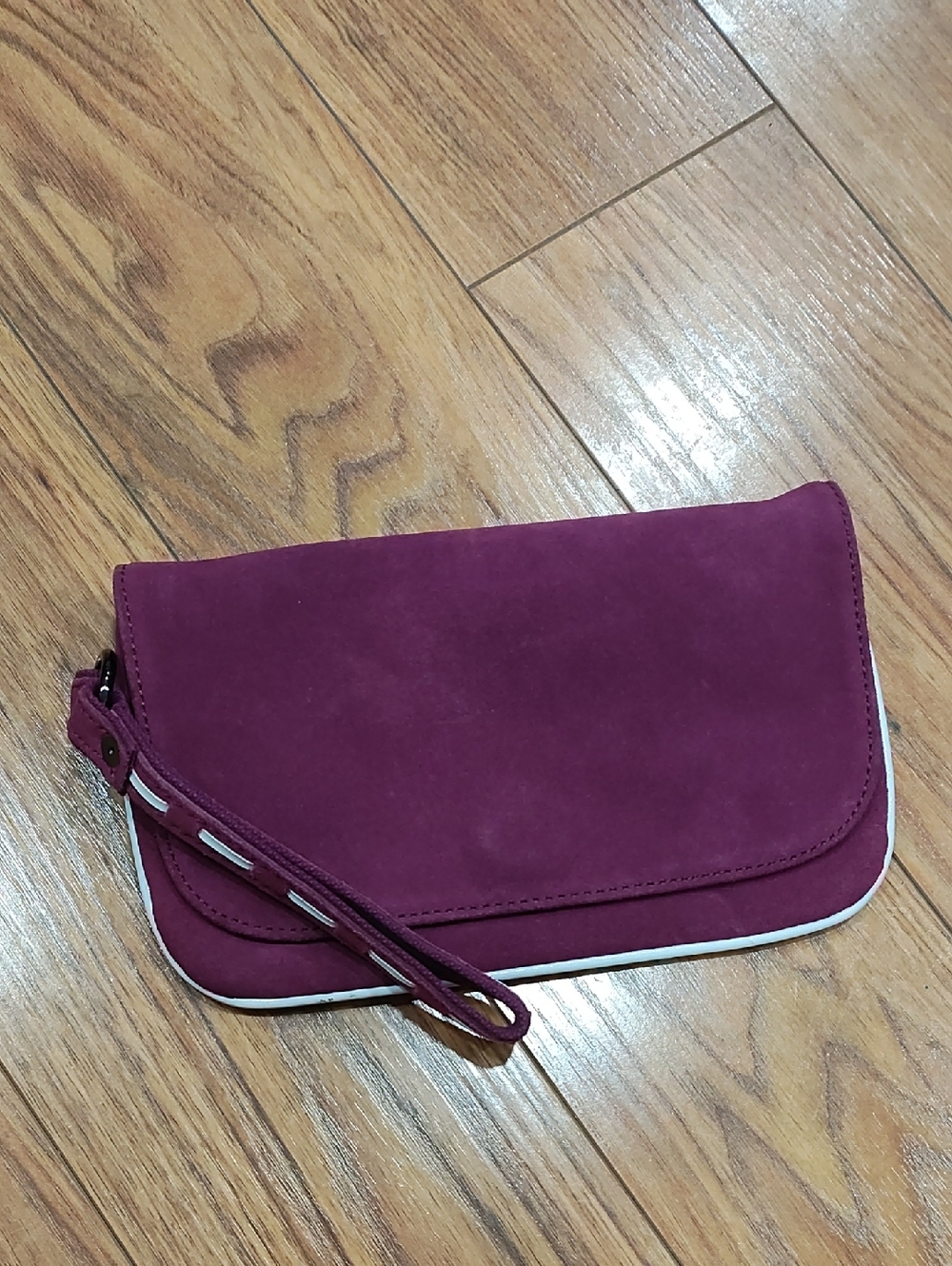Proenza Schouler for Target Plum Suede Wristlet Clutch